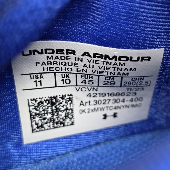 Under Armour Highlight MC 2.0 INTELLIKNIT Football Cleats‎ Men Sz 11 3027304 New main image 9